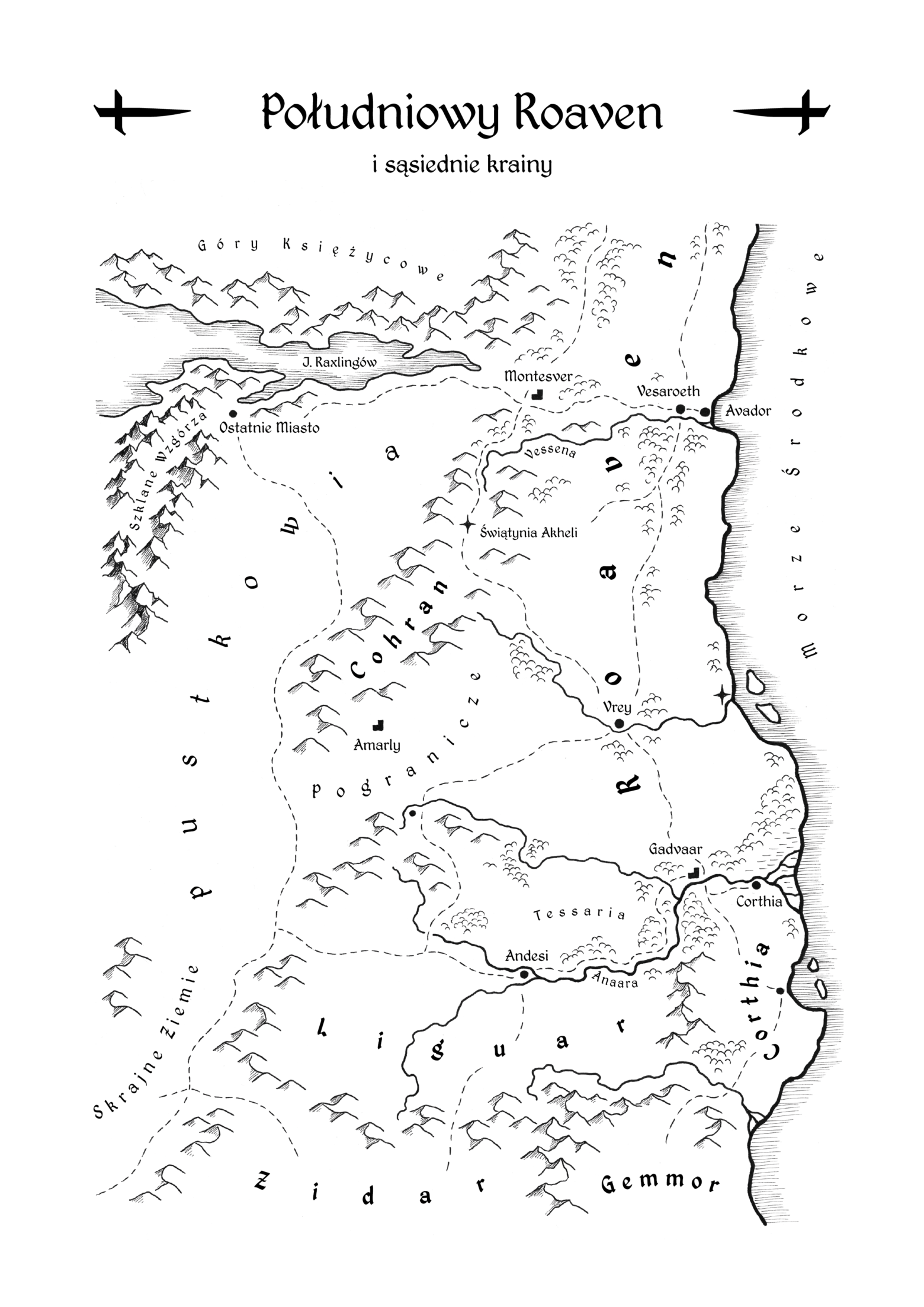 Mapa skrawka świata