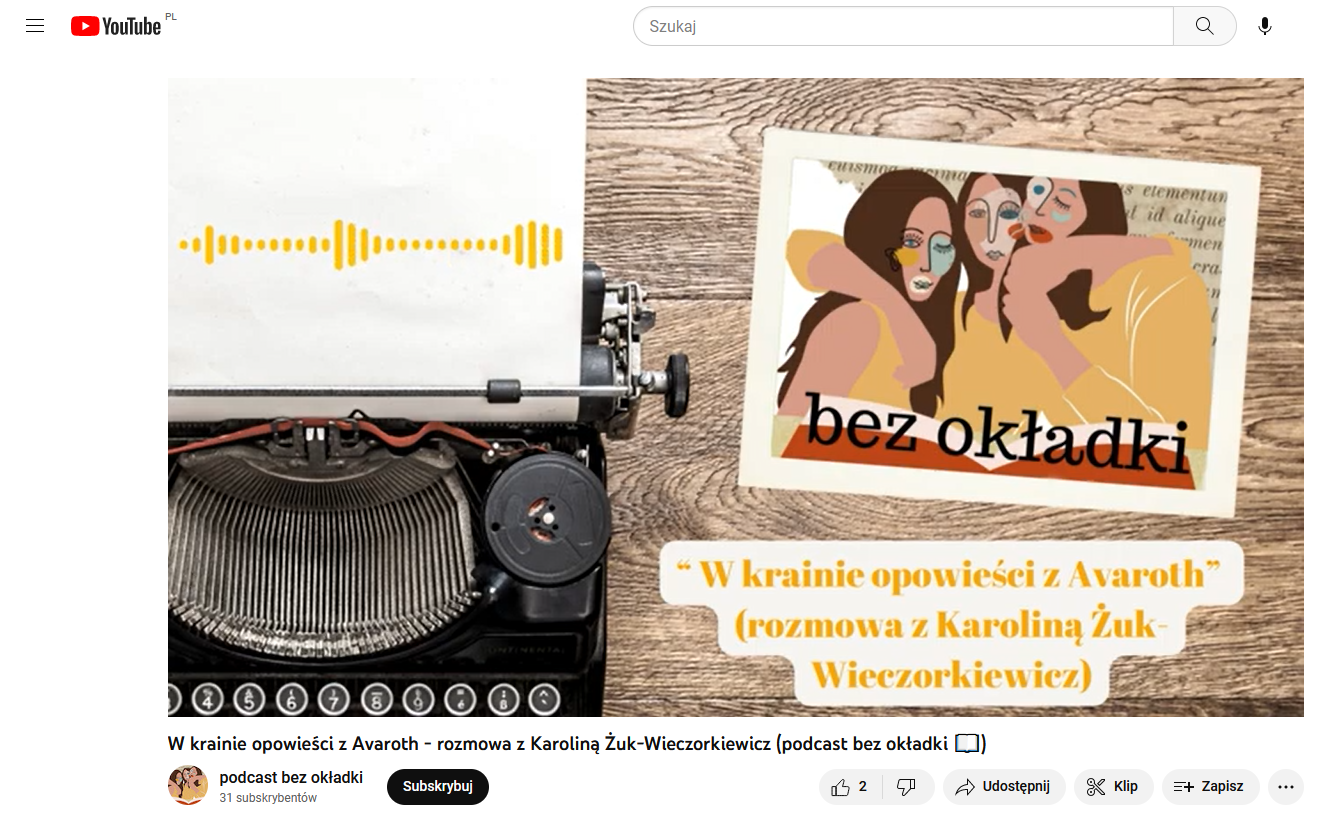 Wywiad w podcaście Olgi Bartnik „Bez okładki”