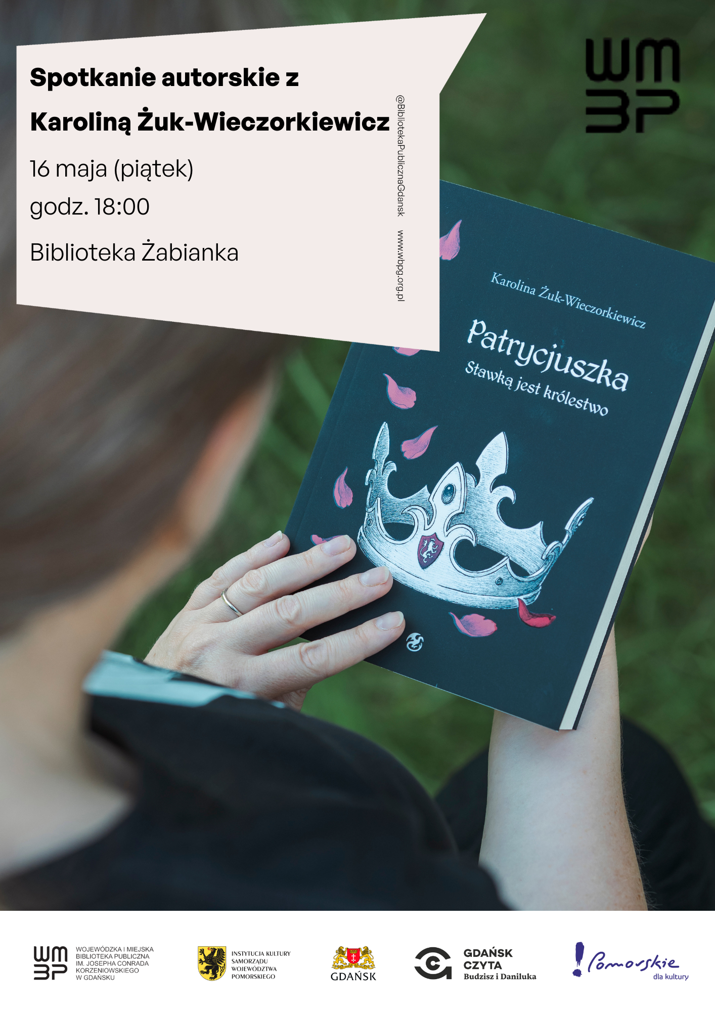 Spotkanie autorskie w Bibliotece Żabianka w Gdańsku 16 maja